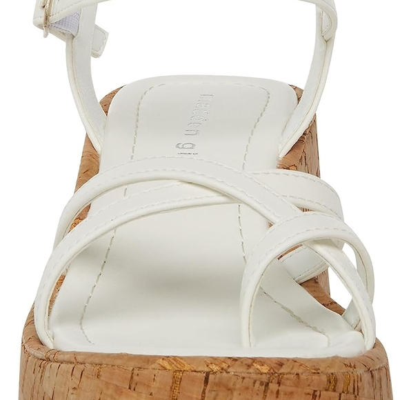 ♡ Madden Girl Women's White Wedge Sandals ♡ - Picture 2 of 3
